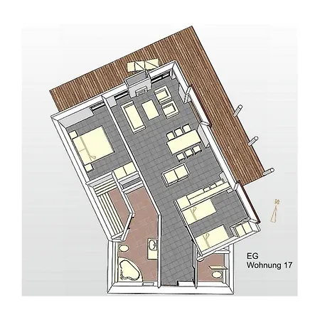 شقة Strandvilla 17 - Seenelke *